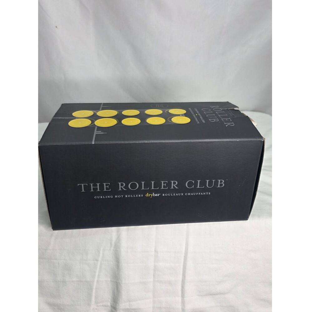 Drybar The Roller Club Hot Rollers 10 Ceramic Rollers 2 Sizes Clips Open Box - Picture 14 of 15